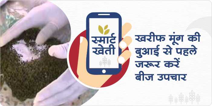 seed treatment in kharif Green Gram