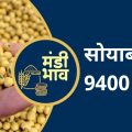 Soybean price crosses 9400