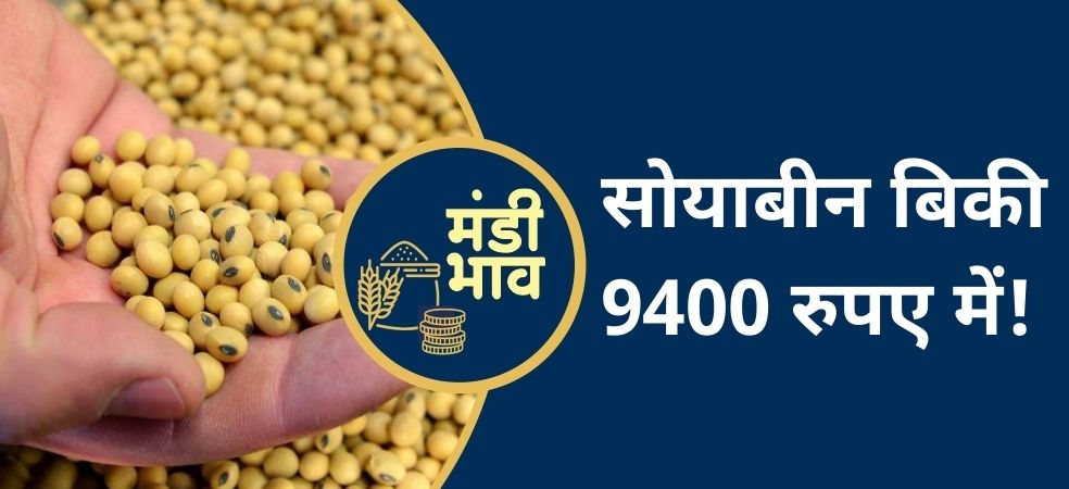 Soybean price crosses 9400