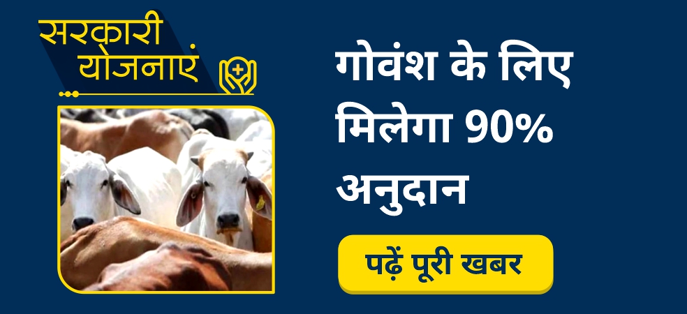 Government is giving 90% contribution for cow protection