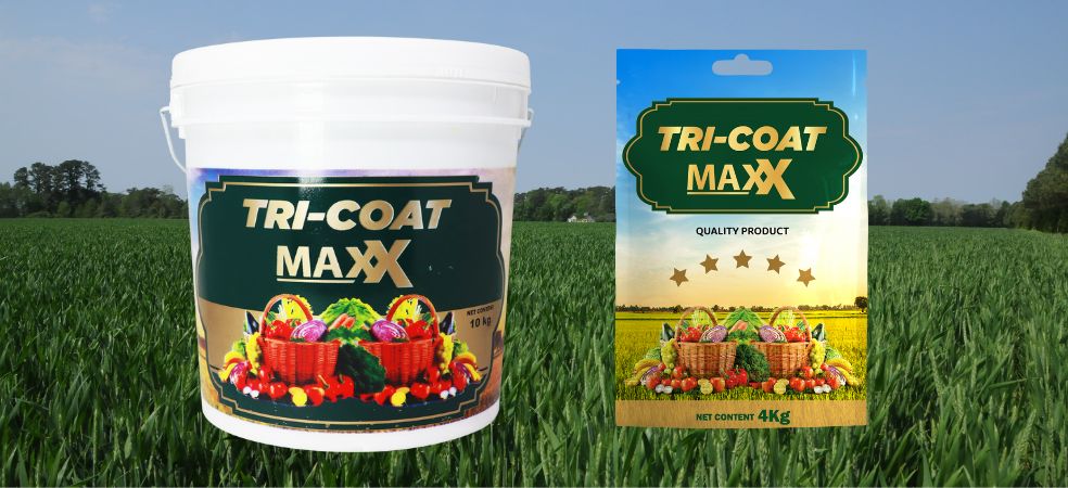 The use of Tri-Coat Maxx in wheat will speed up the growth of the crop